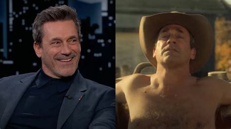 john ham naked|Fargo star Jon Hamm strips down, reveals R